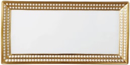L'Objet, Perlée gold, Rectangular platter