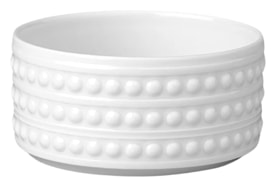 L'Objet, Perlée white, Deep bowl, small