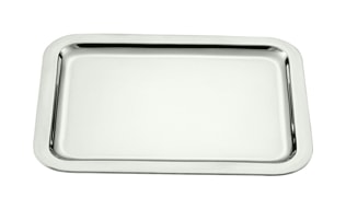 Schiavon, Essentia table accessories, silver plated, Rectangular tray