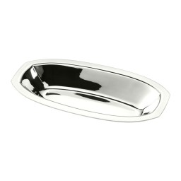 Schiavon, Essentia table accessories, silver plated, Video-shaped centerpiece