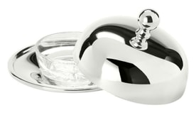Schiavon, Essentia table accessories, silver plated, Personal butter dish