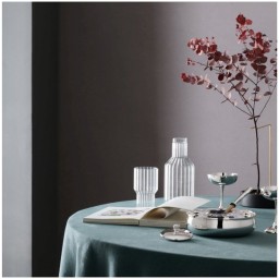 Schiavon, Essentia table accessories, silver plated, Round caviar dish