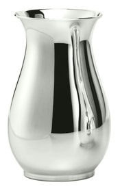 Schiavon, Essentia сandleholders and vases, silver plated, Smooth vase