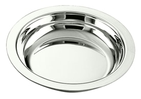 Schiavon, Essentia plates and bowls, silver plated, Round bowl with edge