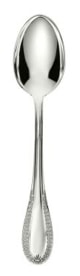 Schiavon, Impero cutlery, silver plated, Junior/dessert spoon