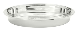 Schiavon, Essentia table accessories, silver plated, Oval serving dish with pyrex