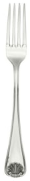 Schiavon, Conchiglia cutlery, silver plated, Serving fork