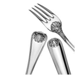 Schiavon, Conchiglia cutlery, silver plated, Serving spoon