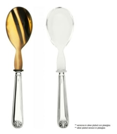 Schiavon, Conchiglia cutlery, silver plated, Salad spoon