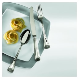 Schiavon, Conchiglia cutlery, silver plated, Salad fork