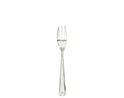 Schiavon, Deco' cutlery, silver plated, 12 dessert forks with gift box