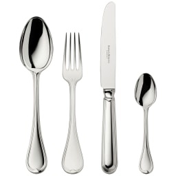 Robbe & Berking, Classic-Faden flatware, silver plated, 24-piece set
