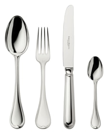 Robbe & Berking, Classic-Faden flatware, silver plated, 24-piece set