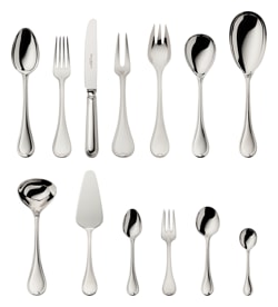 Robbe & Berking, Classic-Faden flatware, silver plated, 39-piece set