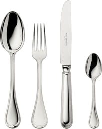 Robbe & Berking, Classic-Faden flatware, silver plated, 4-piece set