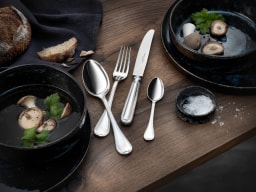 Robbe & Berking, Classic-Faden flatware, silver plated, 4-piece set