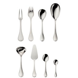 Robbe & Berking, Classic-Faden flatware, silver plated, 9-piece set