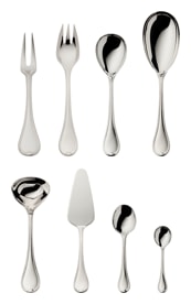 Robbe & Berking, Classic-Faden flatware, silver plated, 9-piece set