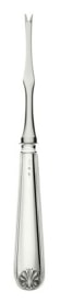 Schiavon, Conchiglia cutlery, silver plated, Lobster fork