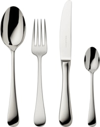 Robbe & Berking, Como flatware, stainless steel, 4-piece set