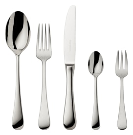 Robbe & Berking, Como flatware, stainless steel, 5-piece place setting