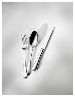 Robbe & Berking, Como flatware, stainless steel, Meat fork, small