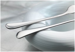 Robbe & Berking, Como flatware, stainless steel, Meat fork, large