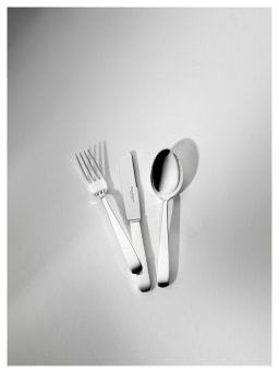 Robbe & Berking, Alta flatware, silver plated, Meat fork, small