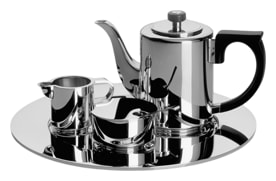 Robbe & Berking, Alta tea and coffee sets, silver plated, Mocha set 3-pieces