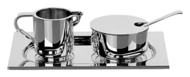 Robbe & Berking, Alta tea and coffee sets, silver plated, Creamer and sugar set 3-pieces