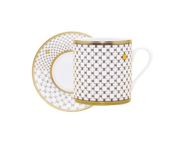 Robert Haviland & C. Parlon, Home Gold, Coffee cup & saucer