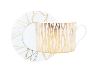 Robert Haviland & C. Parlon, Fil d'or, Breakfast cup & saucer