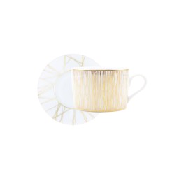 Robert Haviland & C. Parlon, Fil d’Or, Tea cup & saucer