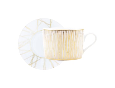 Robert Haviland & C. Parlon, Fil d'or, Tea cup & saucer