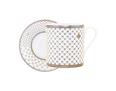 Robert Haviland & C. Parlon, Home Platinum, Coffee cup & saucer