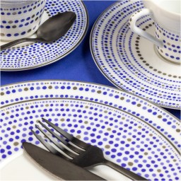 Robert Haviland & C. Parlon, Toscana Indigo, Presentation plate