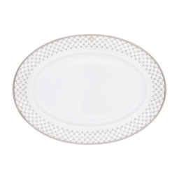 Robert Haviland & C. Parlon, Home Platinum, Oval platter 36 cm