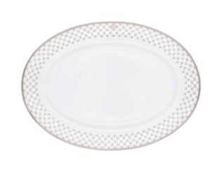 Robert Haviland & C. Parlon, Home Platinum, Oval platter 36 cm