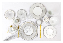 Robert Haviland & C. Parlon, Home Platinum, Oval platter 36 cm