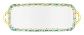 Robert Haviland & C. Parlon, Syracuse Turquoise, Rectangular cake dish