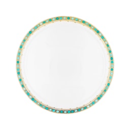 Robert Haviland & C. Parlon, Syracuse Turquoise, Round flat tarte dish
