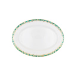 Robert Haviland & C. Parlon, Syracuse Turquoise, Oval platter, medium