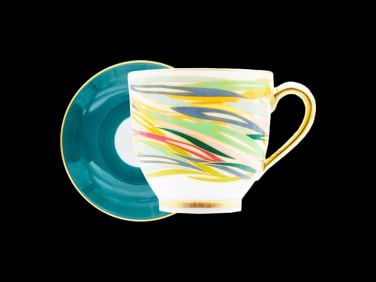 Robert Haviland & C. Parlon, Garden Party, Coffee cup & saucer