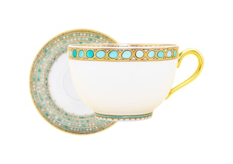 Robert Haviland & C. Parlon, Syracuse Turquoise, Breakfast cup and saucer