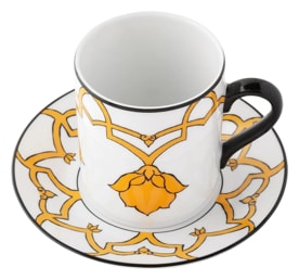 Pinto, Jaipur, Mug and saucer, yellow