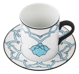 Pinto, Jaipur, Mug and saucer, aqua