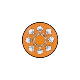Pinto, Jaipur, Bread plate, orange