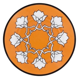 Pinto, Jaipur, Bread plate, orange