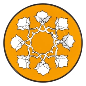 Pinto, Jaipur, Bread plate, yellow