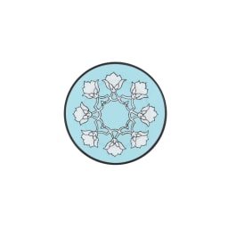 Pinto, Jaipur, Bread plate, aqua